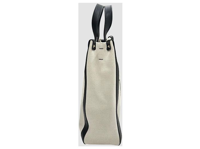 Valentino Canvas Mini Tote Bag Natural Black Schwarz - Ansicht 5