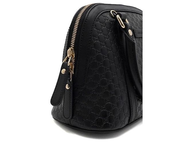 Gucci Borsa Tote Mini Dome e borsa a tracolla Black GG Micro Shima Nero - vista 10