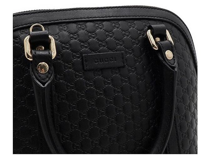 Gucci Borsa Tote Mini Dome e borsa a tracolla Black GG Micro Shima Nero - vista 11