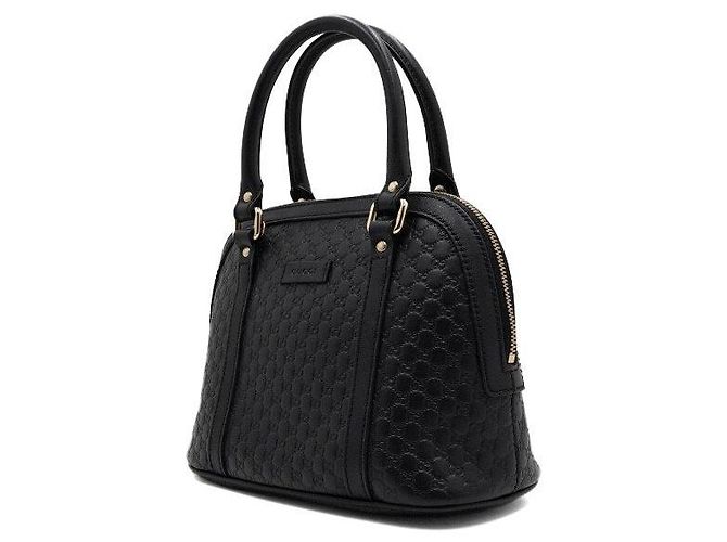 Gucci Borsa Tote Mini Dome e borsa a tracolla Black GG Micro Shima Nero - vista 2