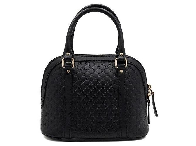Gucci Borsa Tote Mini Dome e borsa a tracolla Black GG Micro Shima Nero - vista 4