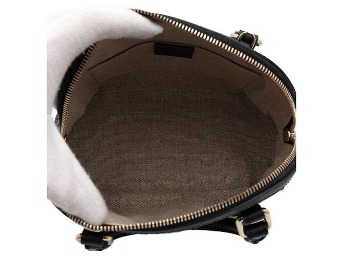 Gucci Borsa Tote Mini Dome e borsa a tracolla Black GG Micro Shima Nero - vista 5