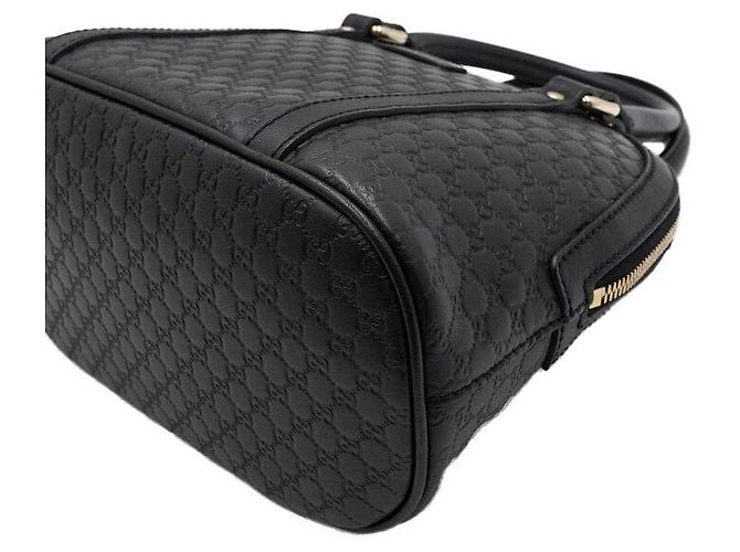 Gucci Borsa Tote Mini Dome e borsa a tracolla Black GG Micro Shima Nero - vista 9