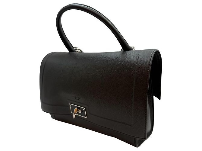 Givenchy Picca borsa a tracolla Shark in pelle di vitello Nero - vista 3