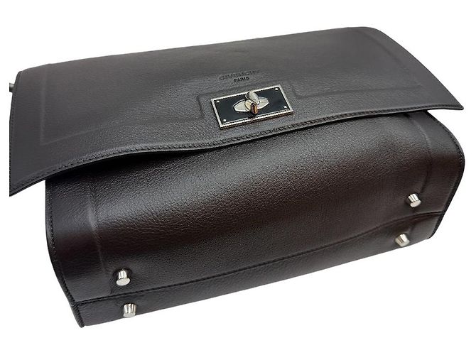Givenchy Picca borsa a tracolla Shark in pelle di vitello Nero - vista 5