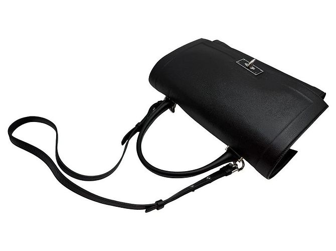 Givenchy Picca borsa a tracolla Shark in pelle di vitello Nero - vista 6