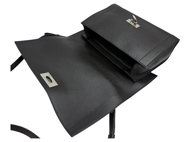 Givenchy Picca borsa a tracolla Shark in pelle di vitello Nero - vista 7