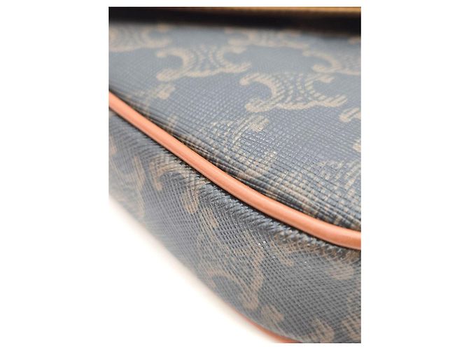 Céline Bolsa Tiracolo Triangle Tan Marrom - vista 9