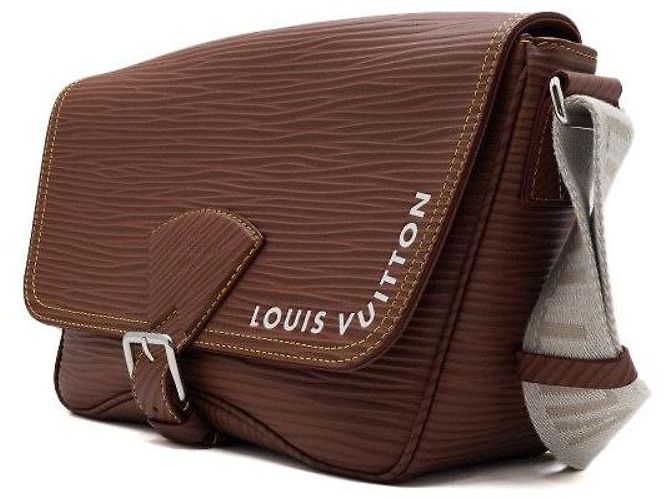 Louis Vuitton Sac bandoulière Messenger Marron - vue 3