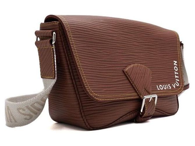 Louis Vuitton Sac bandoulière Messenger Marron - vue 4