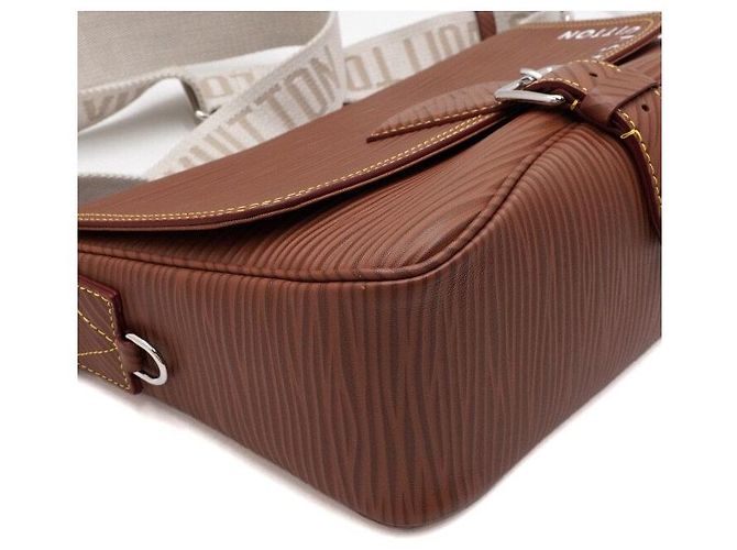 Louis Vuitton Sac bandoulière Messenger Marron - vue 9