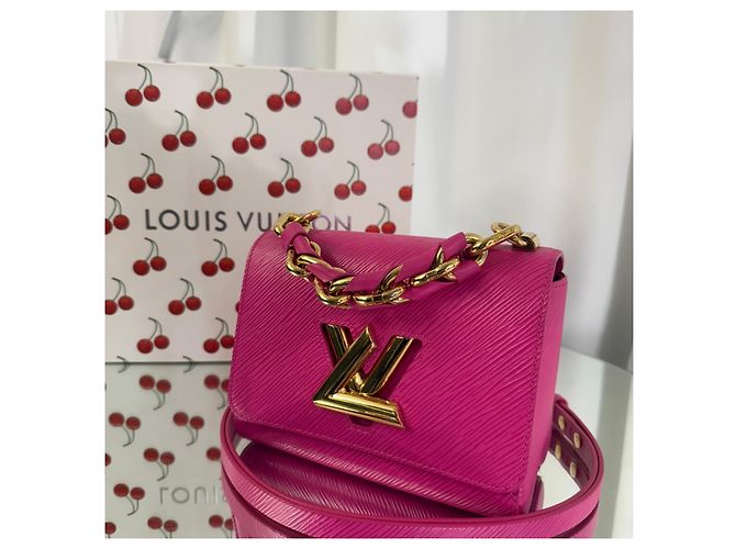 Borsa a mano Louis Vuitton Epi Twist PM in pelle Multicolore - vista 2