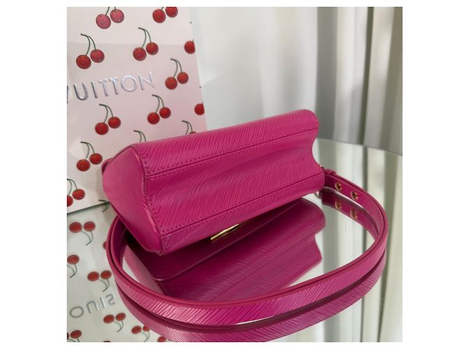 Borsa a mano Louis Vuitton Epi Twist PM in pelle Multicolore - vista 5