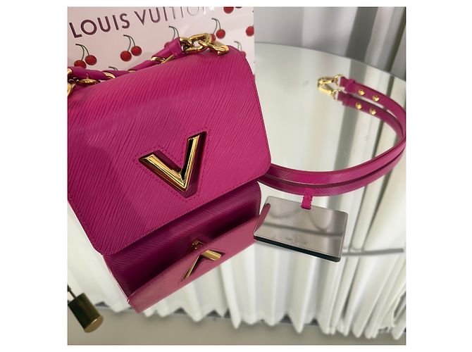 Borsa a mano Louis Vuitton Epi Twist PM in pelle Multicolore - vista 9