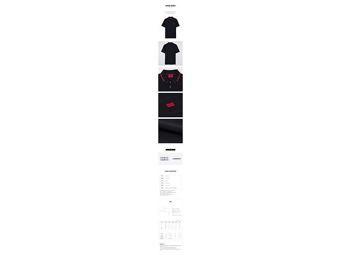 Hugo Boss Deresino Badge T-Shirt für Herren Mehrfarben - Ansicht 11