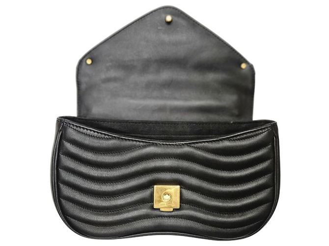 Louis Vuitton New Wave MM Borsa a mano in pelle nera Nero - vista 9