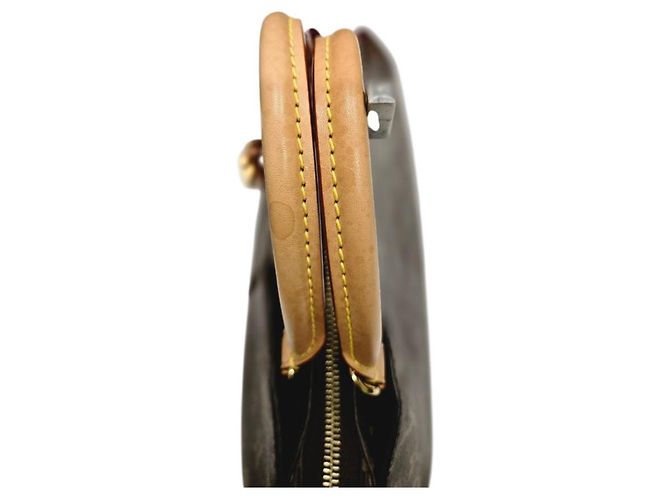 Louis Vuitton Petit Pallet Borsa a mano marrone in pelle - vista 11