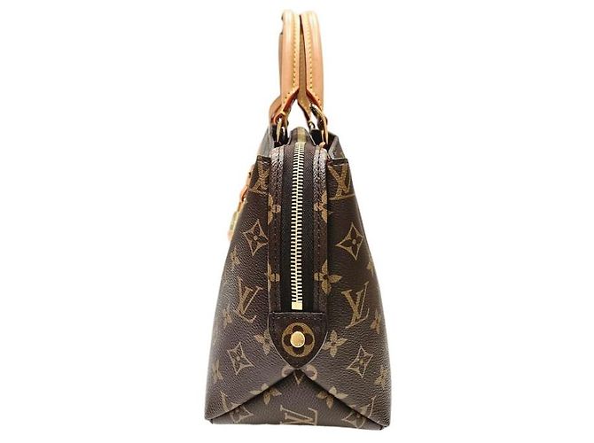 Louis Vuitton Petit Pallet Borsa a mano marrone in pelle - vista 3