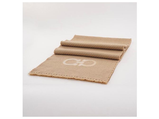 Salvatore Ferragamo Bufanda de jacquard CAMEL Castaño - vista 2