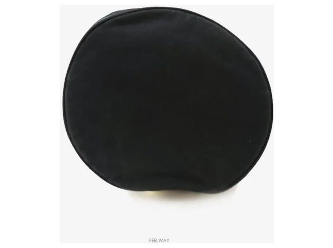 Chanel Zaino a secchiello con coulisse novelty in tela nera Nero - vista 4