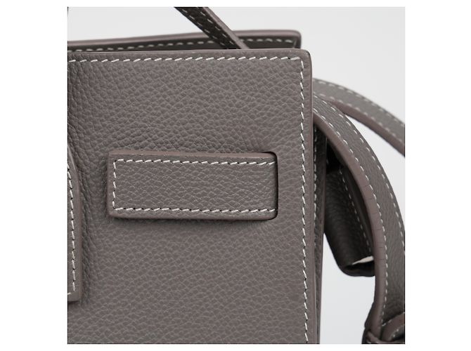 Autre Marque Baby Tote Schultertasche Grau Braun - Ansicht 12