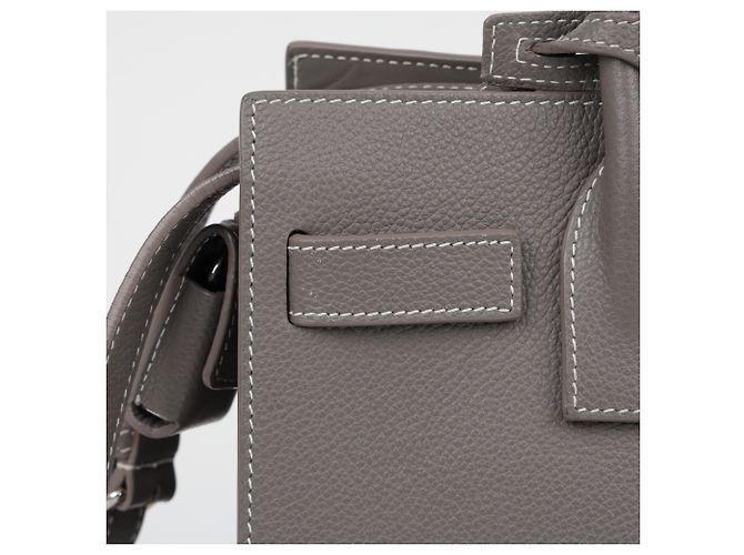 Autre Marque Baby Tote Schultertasche Grau Braun - Ansicht 14