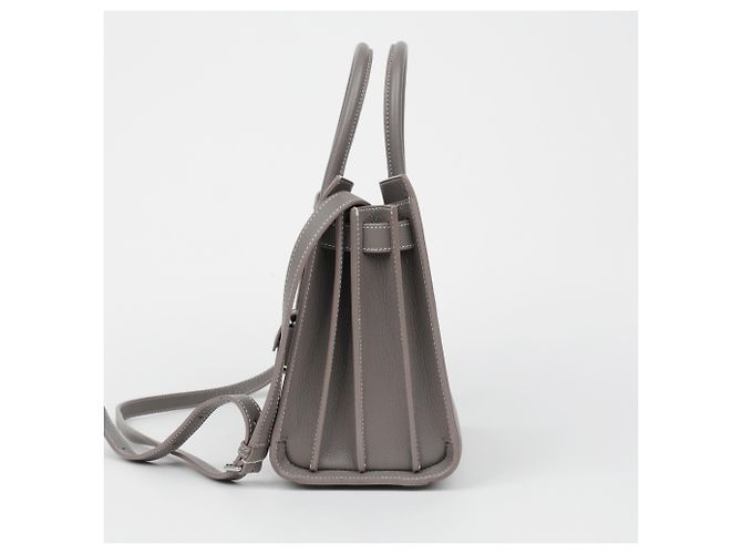 Autre Marque Baby Tote Schultertasche Grau Braun - Ansicht 5