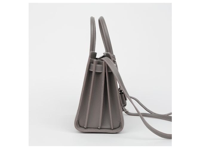 Autre Marque Baby Tote Schultertasche Grau Braun - Ansicht 7