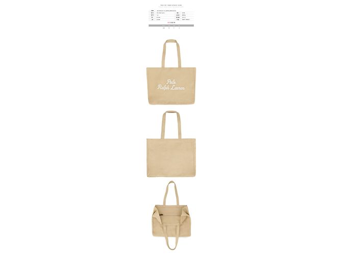 Ralph Lauren Tote Bag mit besticktem Logo Tan Braun - Ansicht 2