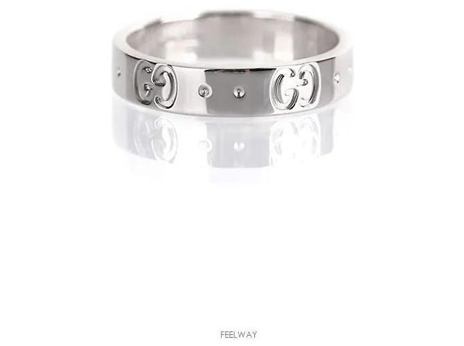 Gucci Anello Icon Oro Bianco Misura - vista 4