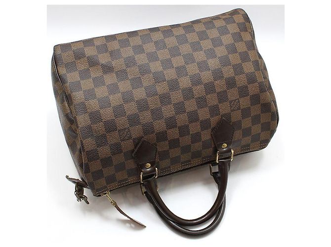 Louis Vuitton Speedy Tote Bag Damier Eben Braun - Ansicht 3