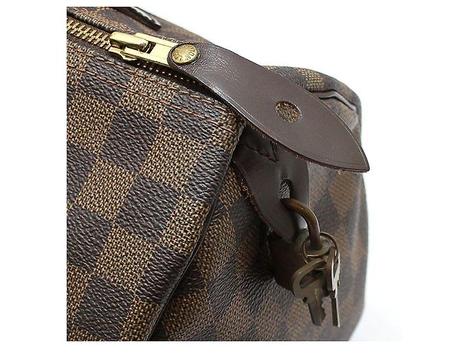 Louis Vuitton Speedy Tote Bag Damier Eben Braun - Ansicht 9