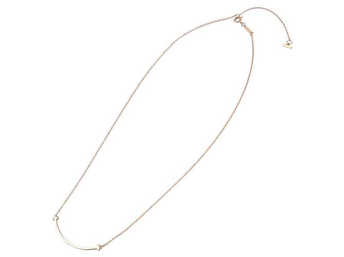 Tiffany & Co Collana con ciondolo Smile Small in oro rosa - vista 3