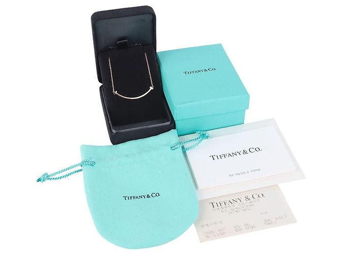 Tiffany & Co Collana con ciondolo Smile Small in oro rosa - vista 6