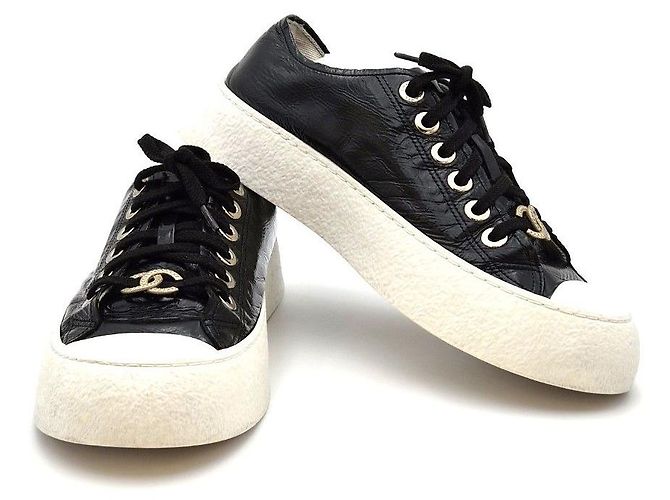 Chanel Sneakers Black Year Condition Nero - vista 11