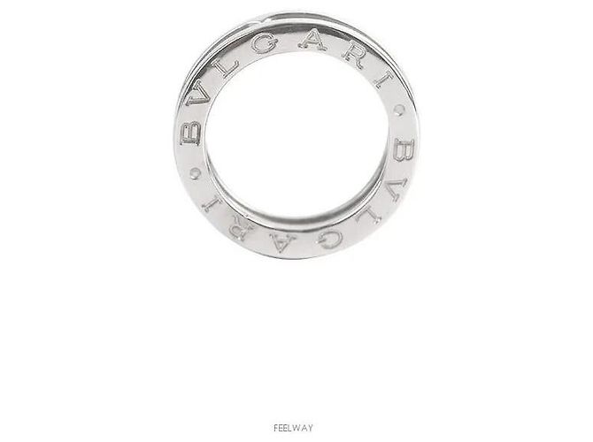 Anello Bulgari B.zero1 in Oro Bianco 18K Misura 48 - vista 2