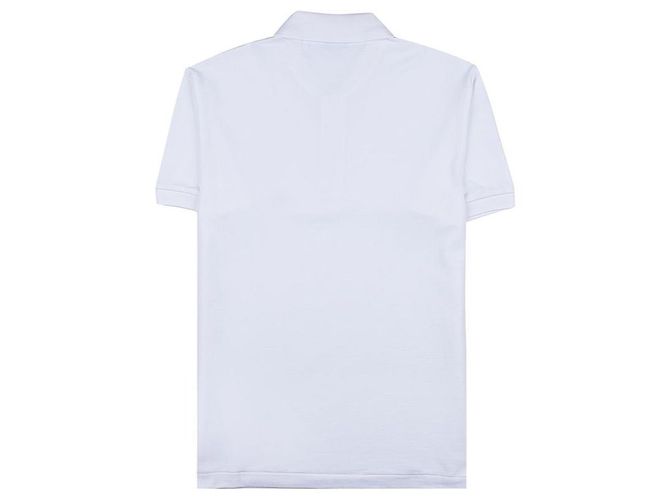 Comme Des Garcons Herren Polo T-Shirt mit Herz-Patch Weiß - Ansicht 2