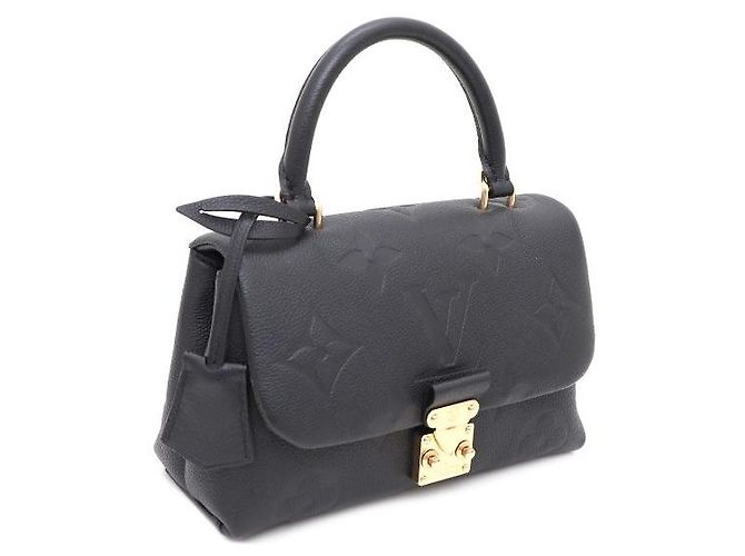 Louis Vuitton mala de mão e de ombro Madeleine BB Monogram Empreinte com alça superior e transversal Preto - vista 2