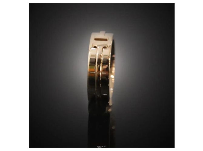 Tiffany & Co Anillo ancho oro rosa talla - vista 3