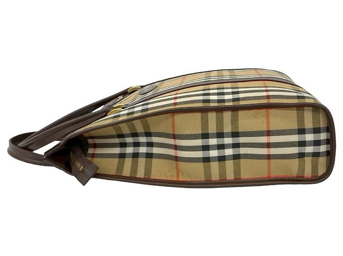 Burberry Nova Check Shadow Tote Bag Braun Beige - Ansicht 5