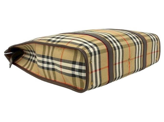 Burberry Nova Check Shadow Tote Bag Braun Beige - Ansicht 7