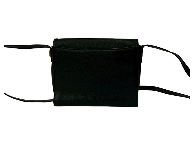 Borsa a tracolla in pelle Burberry Shadow Horse Logo Nero - vista 3