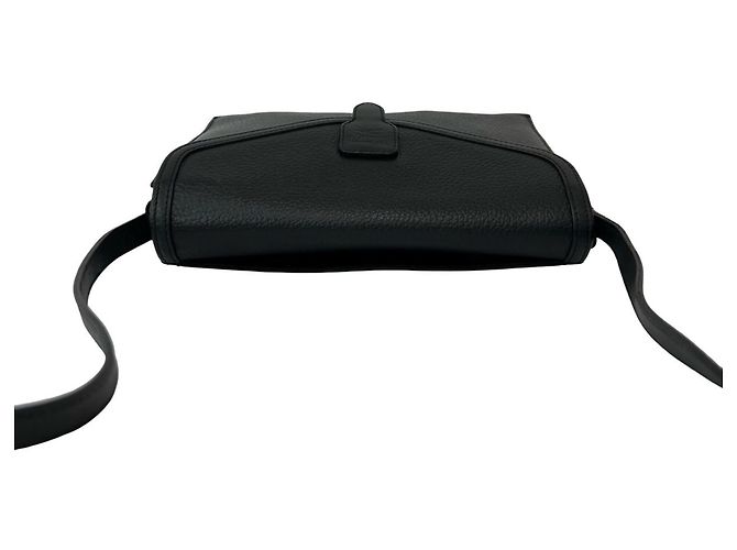 Borsa a tracolla in pelle Burberry Shadow Horse Logo Nero - vista 4