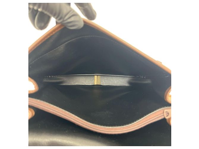 Borsa a tracolla Burberry Nova Check Shadow Horse Pattern Marrone Beige - vista 9