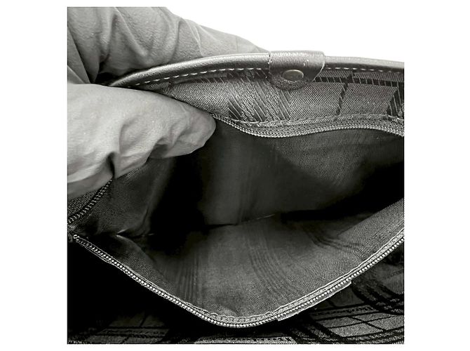 Burberry Vintage Nova Check Schultertasche Schwarz Beige - Ansicht 10