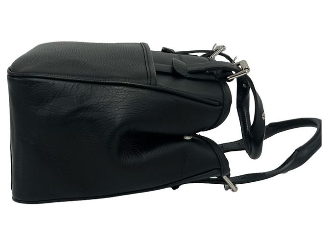 Borsa in pelle con logo Burberry impresso Nero - vista 6