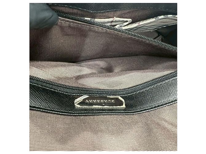 Borsa a tracolla in pelle con logo Burberry Nero - vista 10