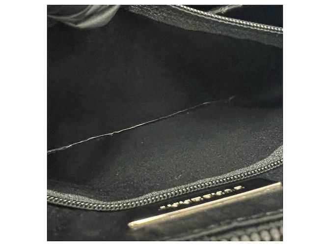 Burberry Nova Check Handtasche Schwarz Beige - Ansicht 10