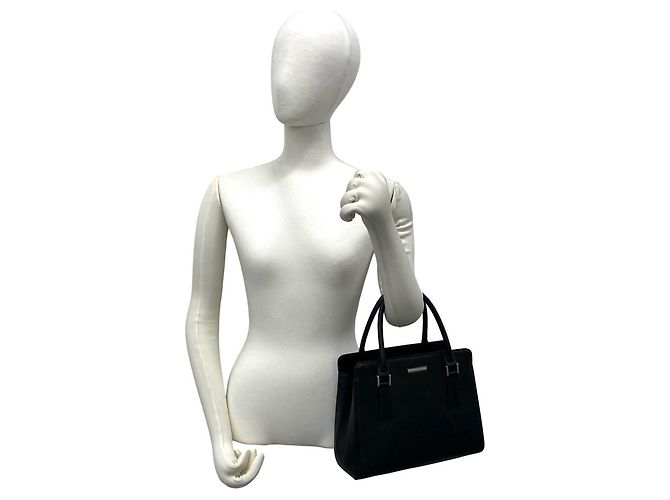 Burberry Logo Nova Check Mini Leder-Tote-Bag Schwarz - Ansicht 2