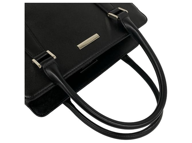 Burberry Logo Nova Check Mini Leder-Tote-Bag Schwarz - Ansicht 4